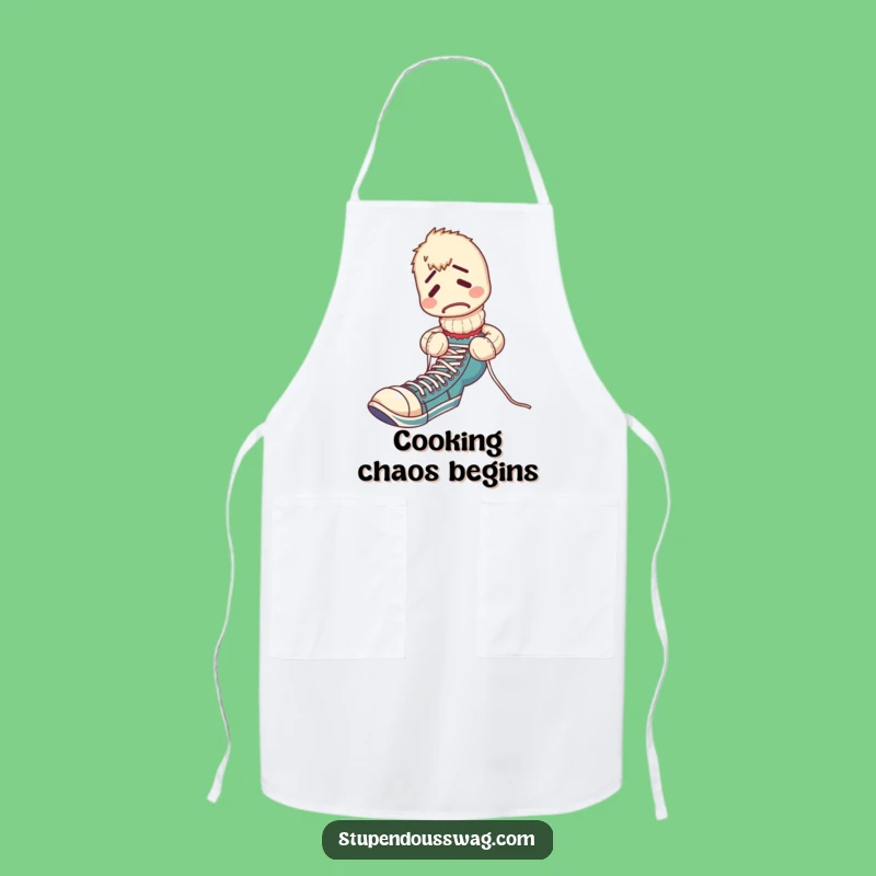 Funny Sock Puppet Kitchen Apron: Cook Up Some Comedy!