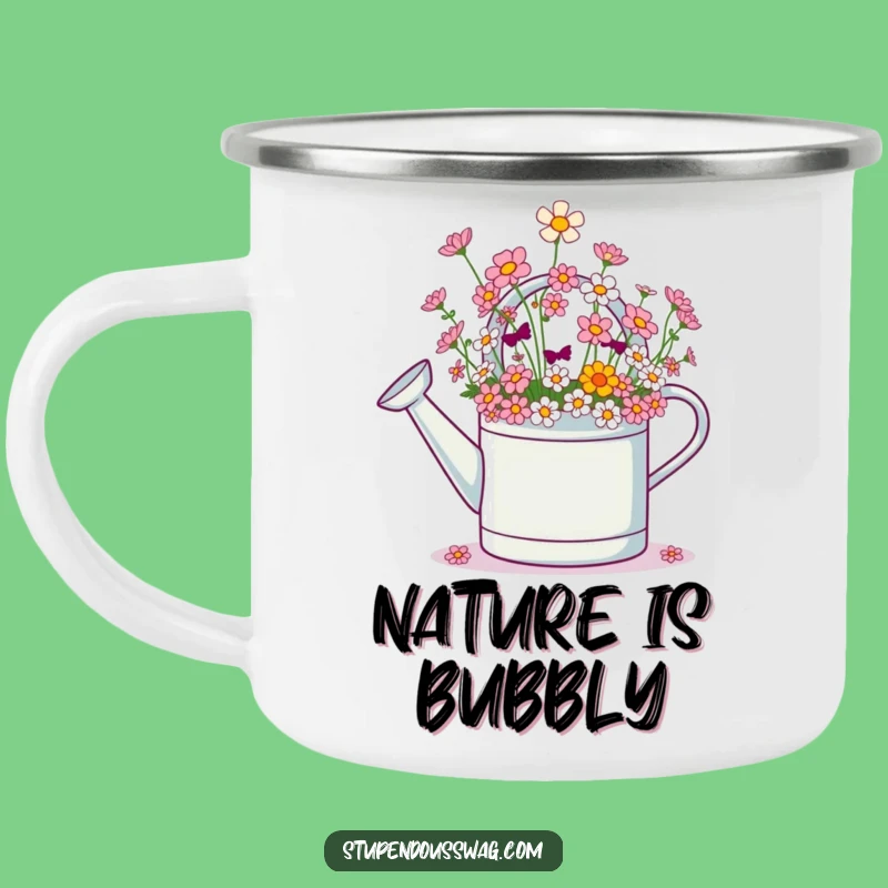 Funny Giggling Watering Can Camping Mug: Joyful Sips Under the Stars