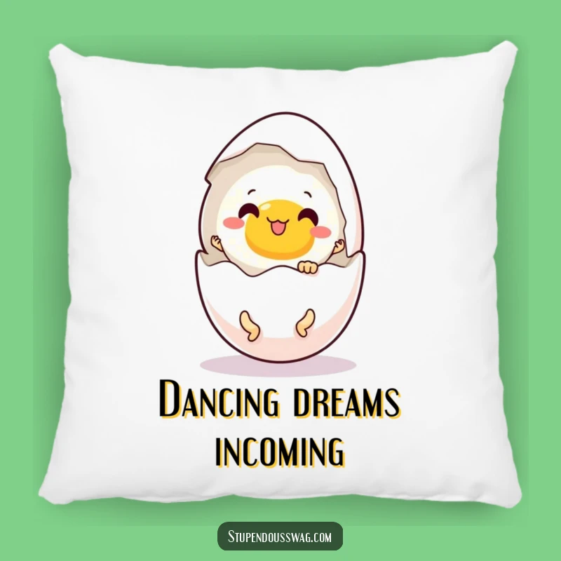 Funny Startled Egg Pillow: Soft and Comical Comfort