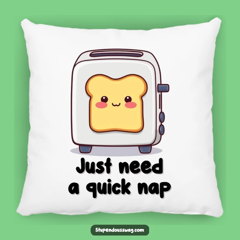 Funny Toaster Bread Pillow: Soft Stuck Slice Cushion, Perfect Funny Gift for Cozy Comfort