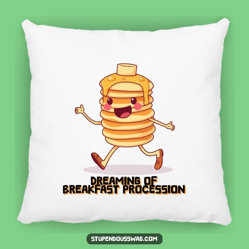 Soft Funny Pancake March Pillow: Cozy Breakfast Comfort