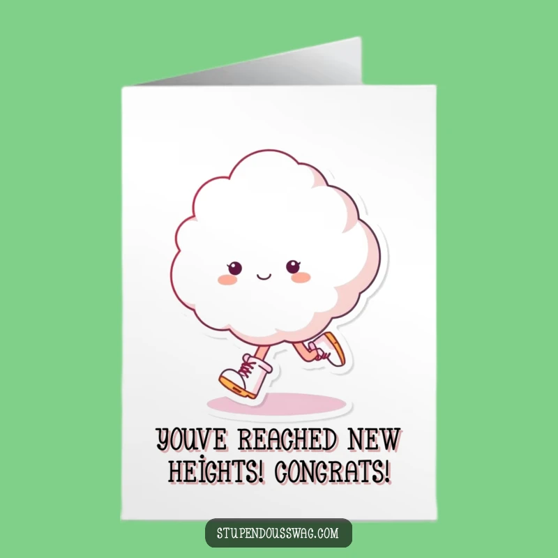 Free Printable Congrats Card: Cloud's Booty Skip, Downloadable Cheerful Gift