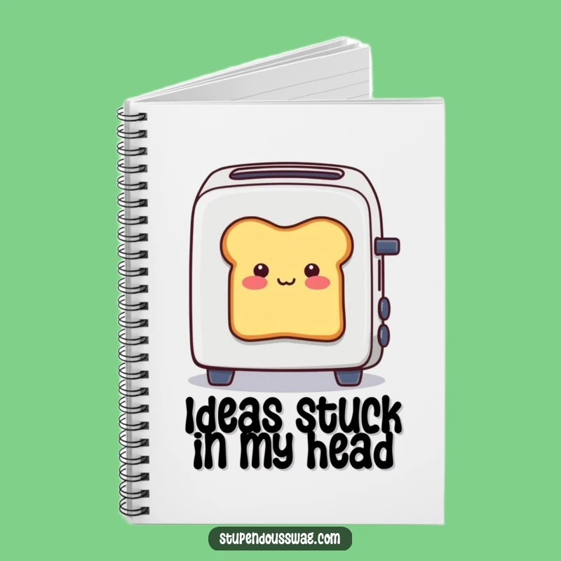 Funny Toaster Bread Notebook: Journal Your Thoughts, Perfect Funny Gift for Writers