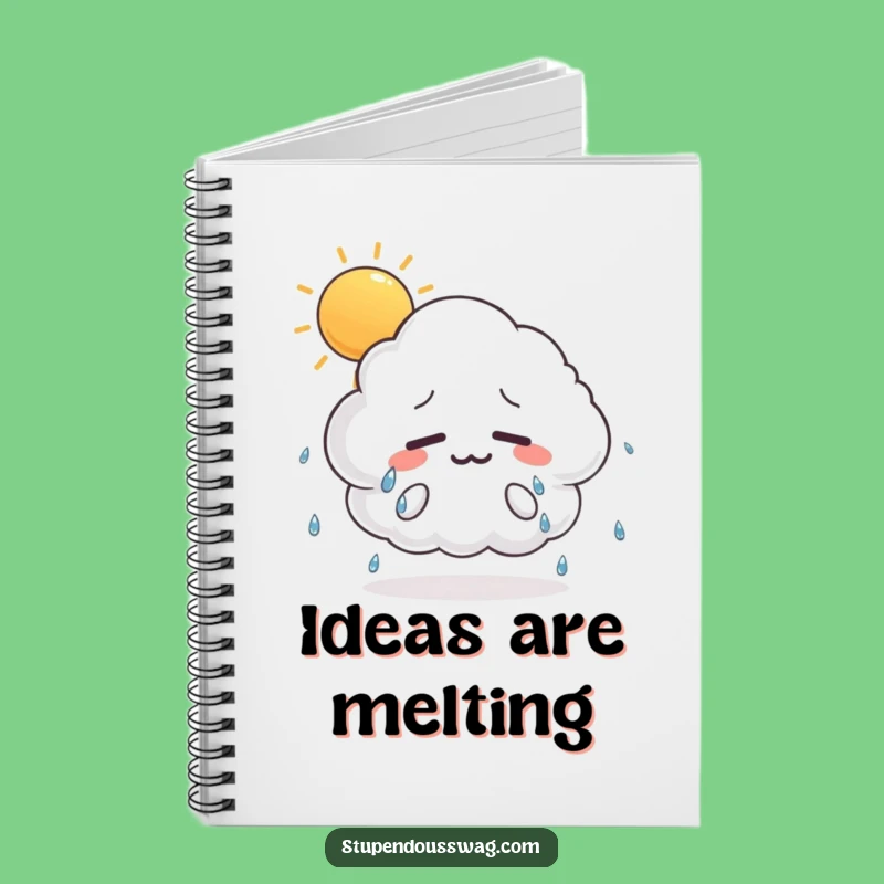 Funny Nervous Cloud Notebook: Jot Down Your Worries in Style