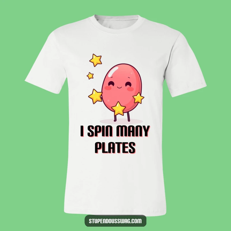 Funny Jelly Bean Star Juggling T-Shirt: Out-of-this-World Candy Tee