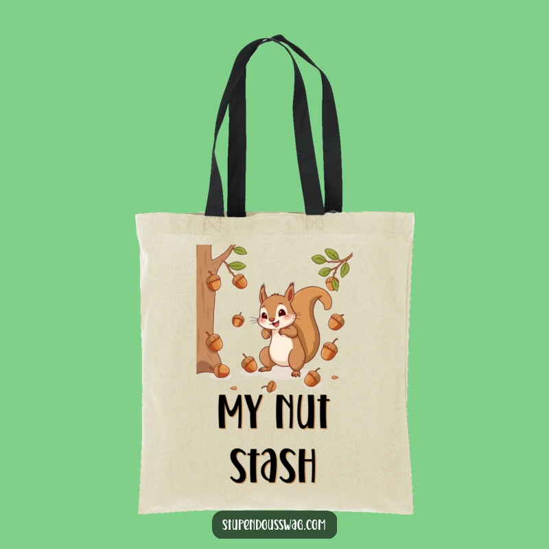 Funny Squirrel Acorn Chaos Tote Bag Carry Your Essentials with Hustle
